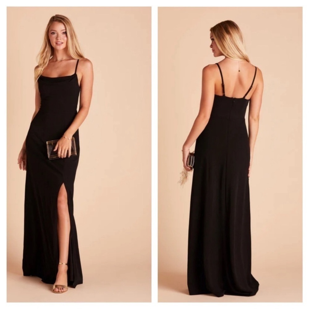 Birdy Grey Elegant Black Maxi Dress
